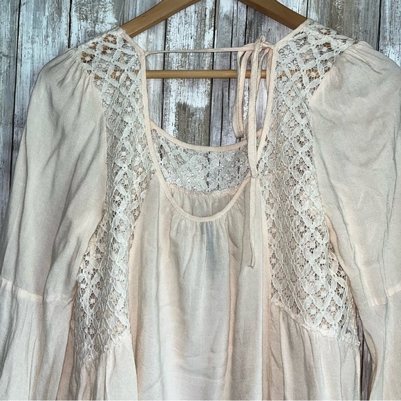 Entro Dusty Cream/Pink Blouse - Picture 5 of 6